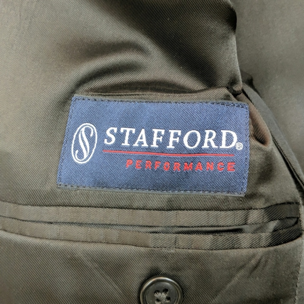 Black Stafford Wool Blazer - Picture 3 of 6